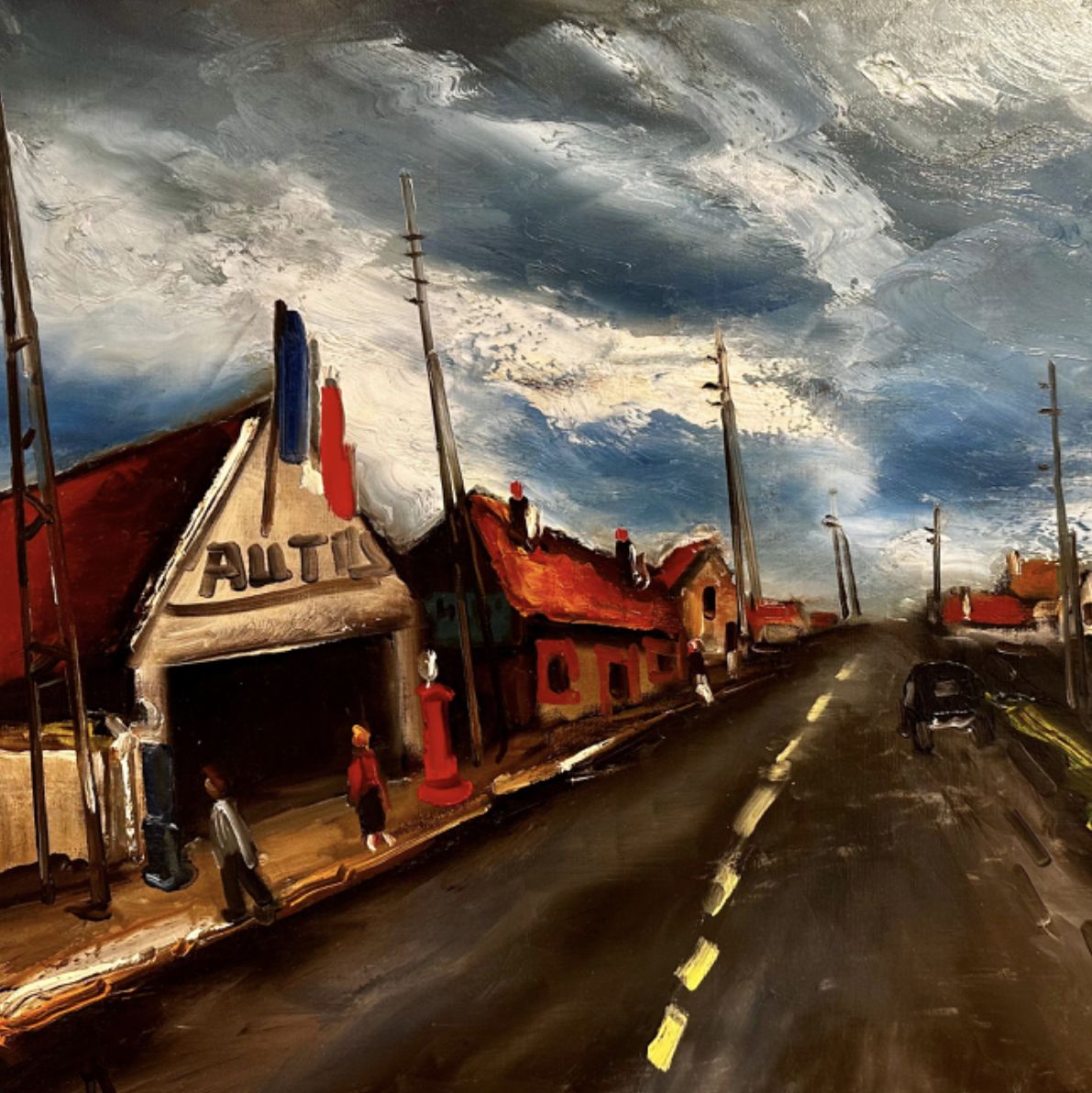 Maurice de Vlaminck, oil on canvas