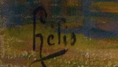 Signature of Henri Hélis