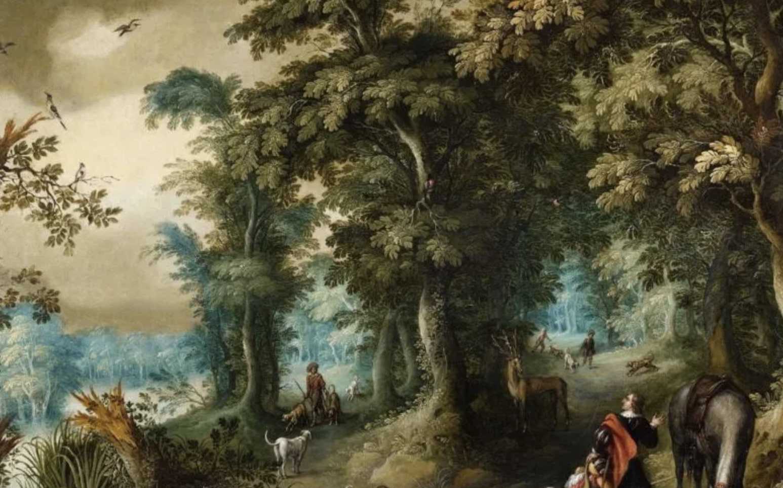 D'après Abraham Govaerts, huile sur panneau