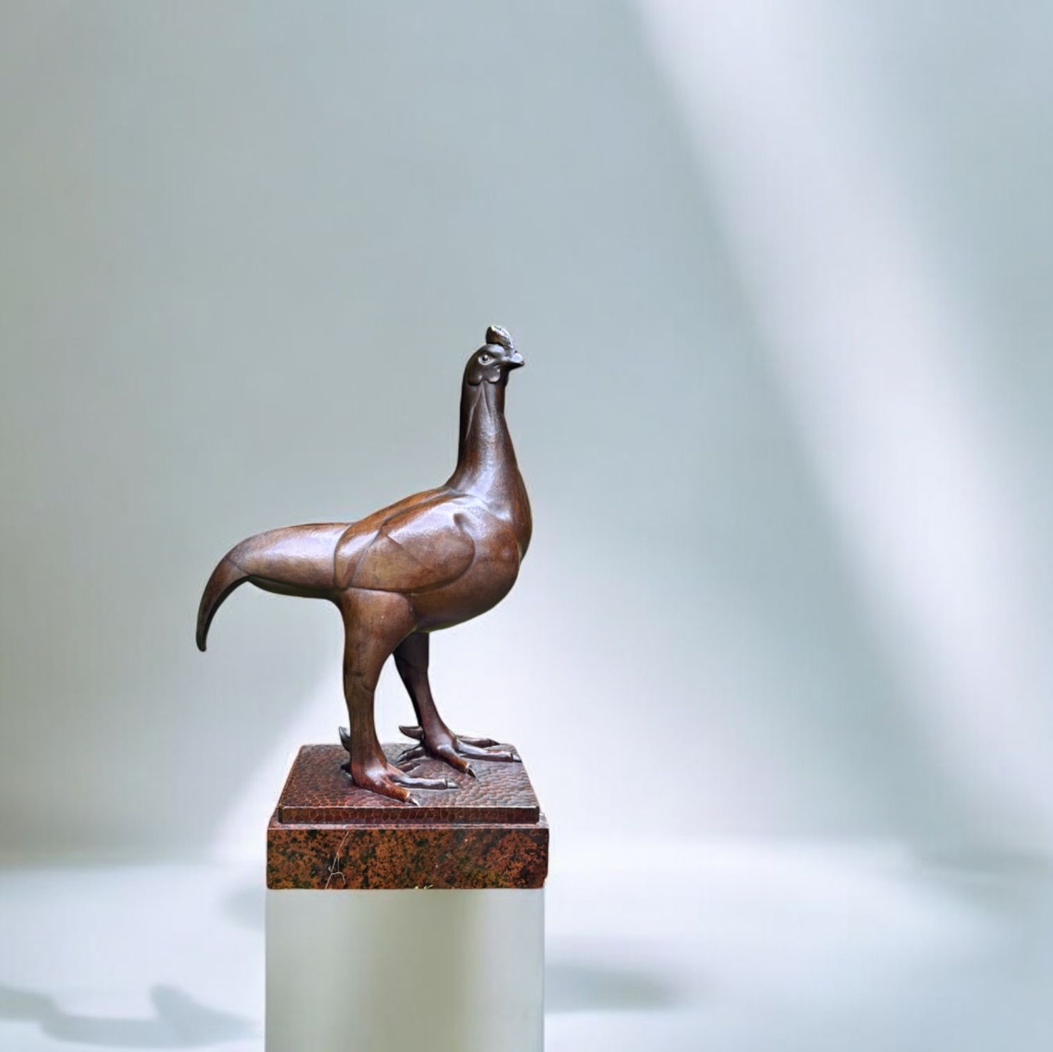 Gaston Le Bourgeois, bronze rooster