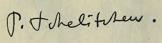 Pavel Tchelitchev's signature