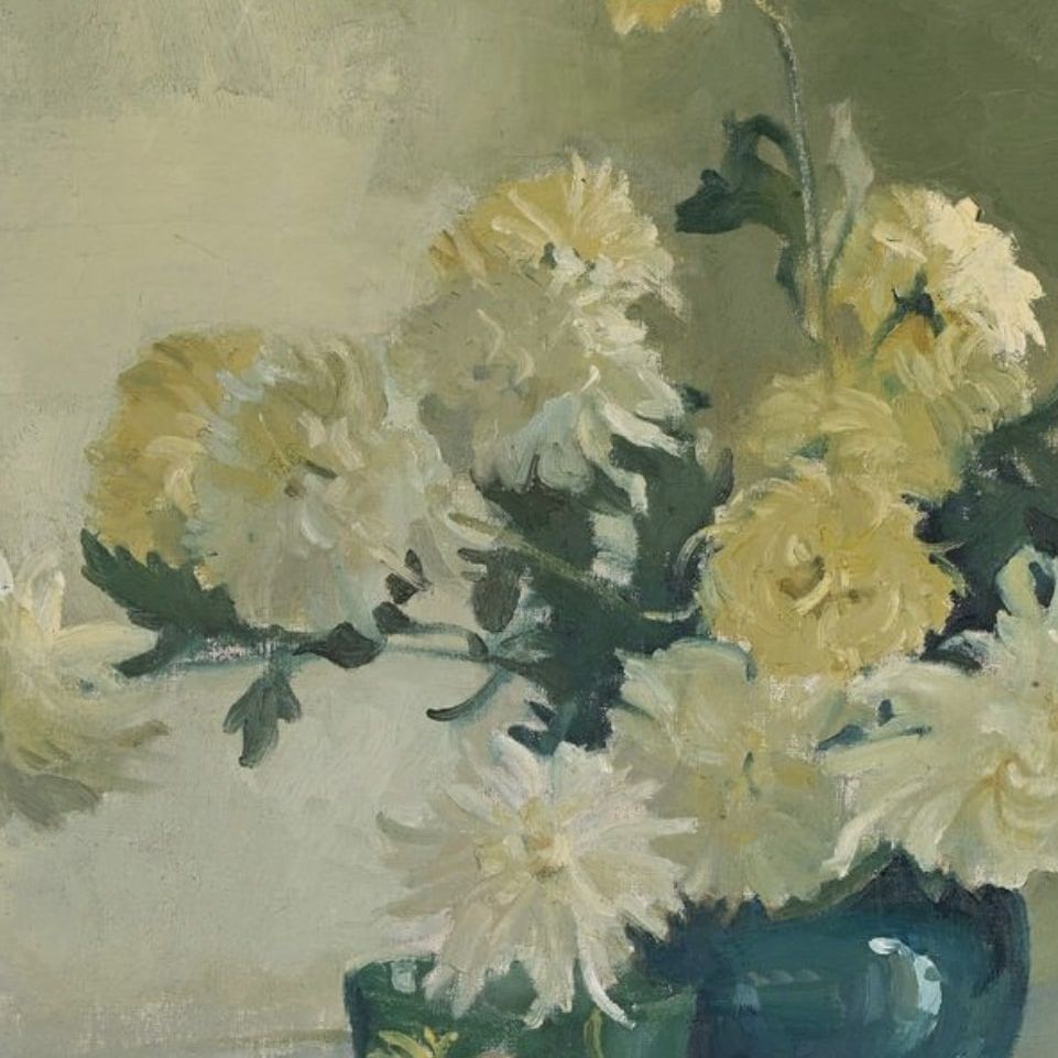 Luong Xuan Nhi, peinture sur soie, détail