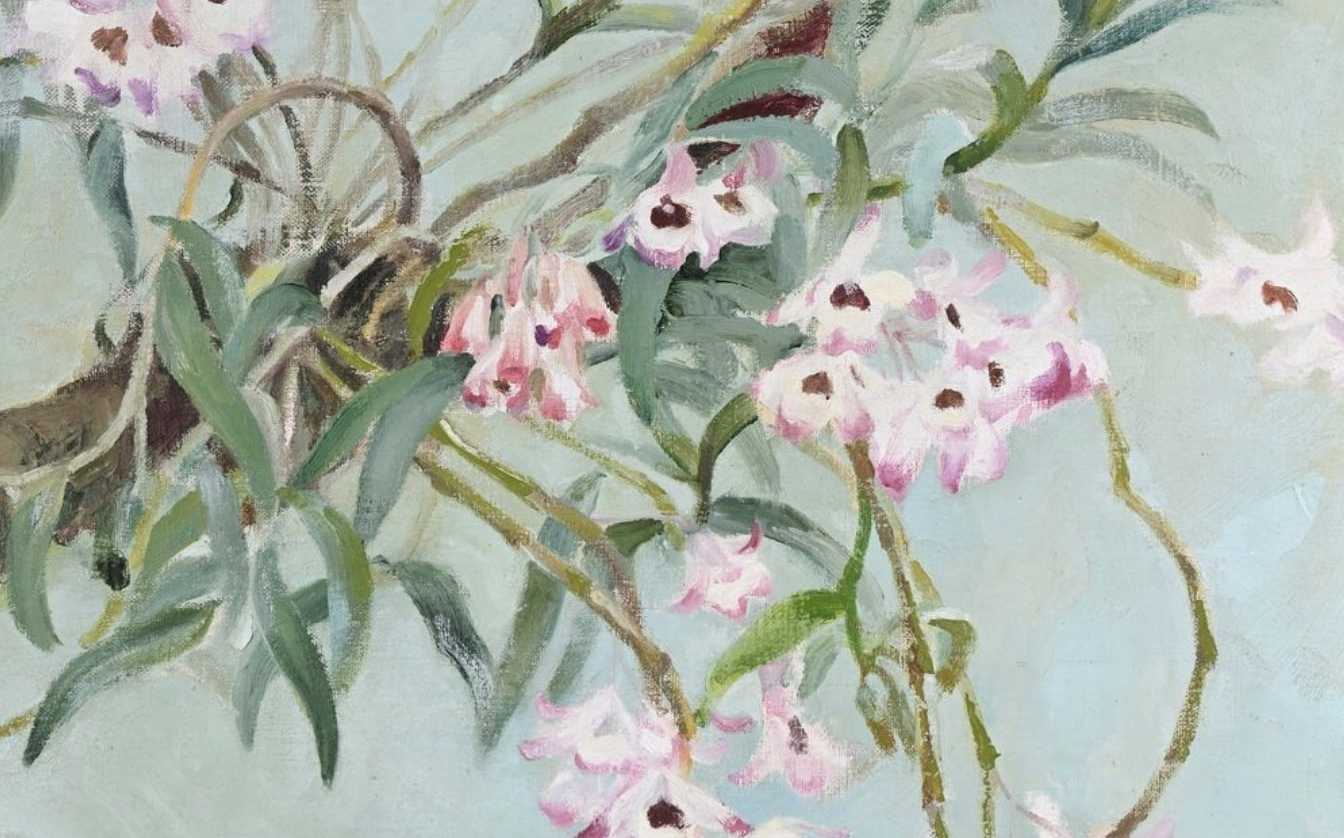 Luong Xuan Nhi, silk painting