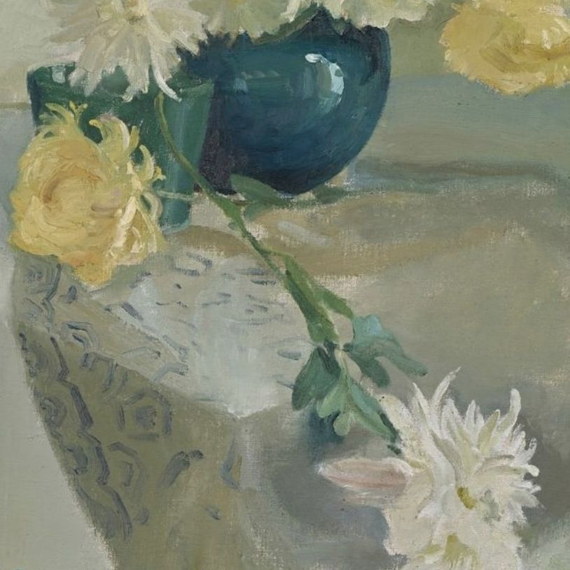 Luong Xuan Nhi, peinture sur soie, détail