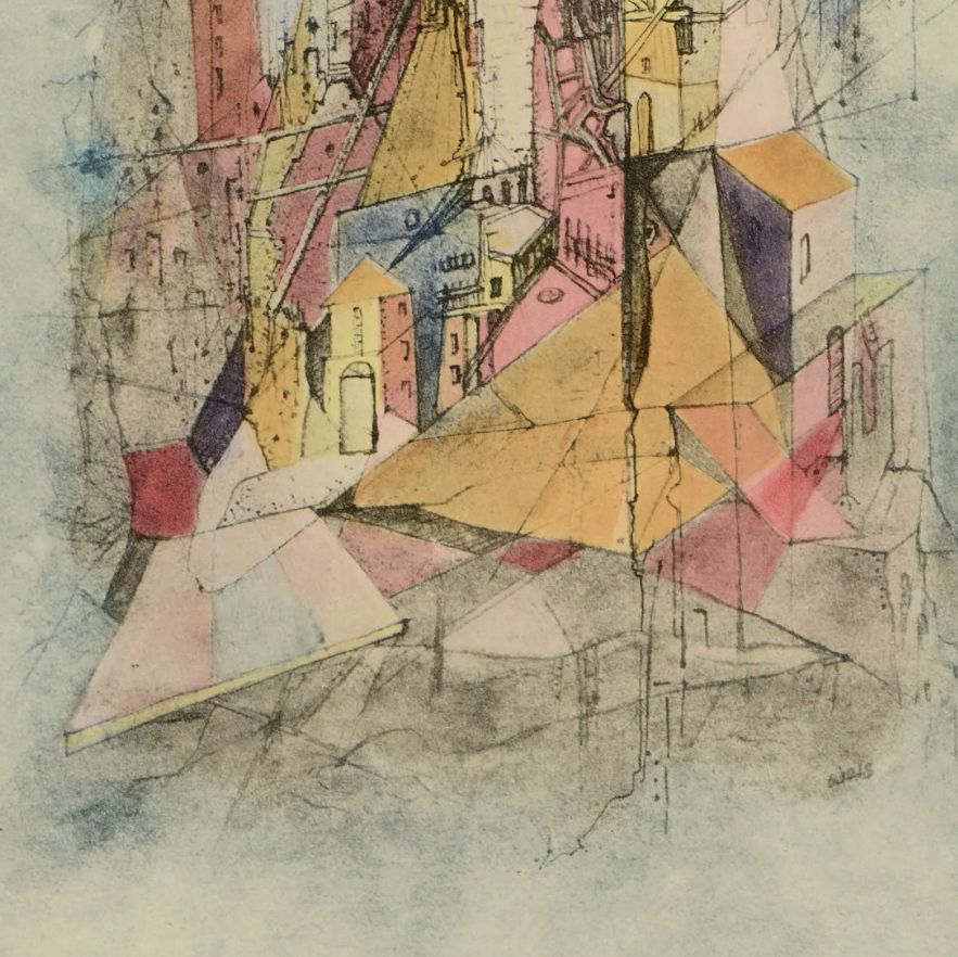 Otto Wols, lithographie