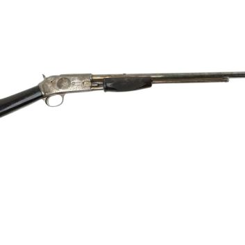 Luxurious Colt 1887 rifle featuring Annie Oakley.