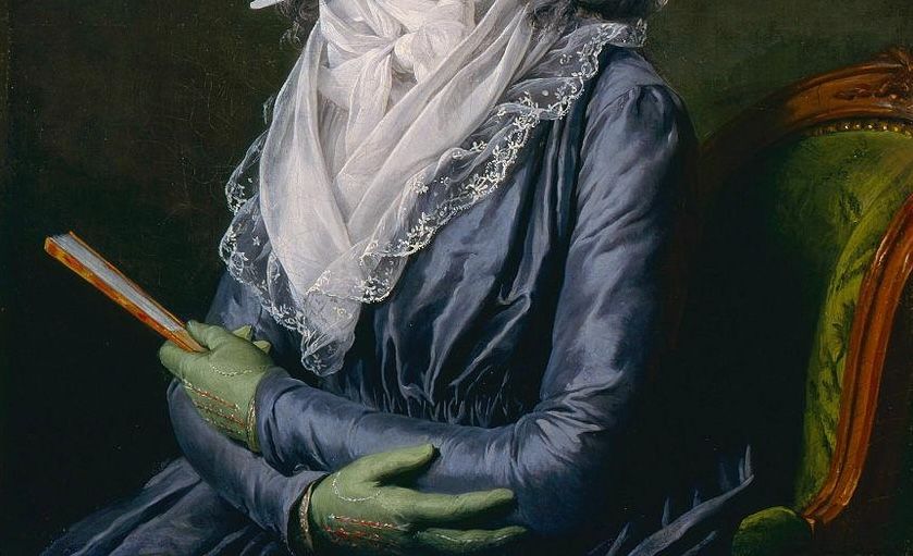 Labille Guiard, oil on canvas, detail