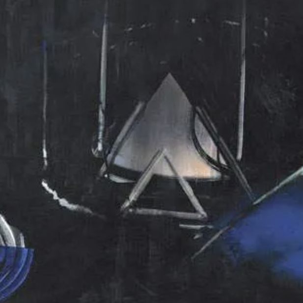 René Duvillier, huile sur toile