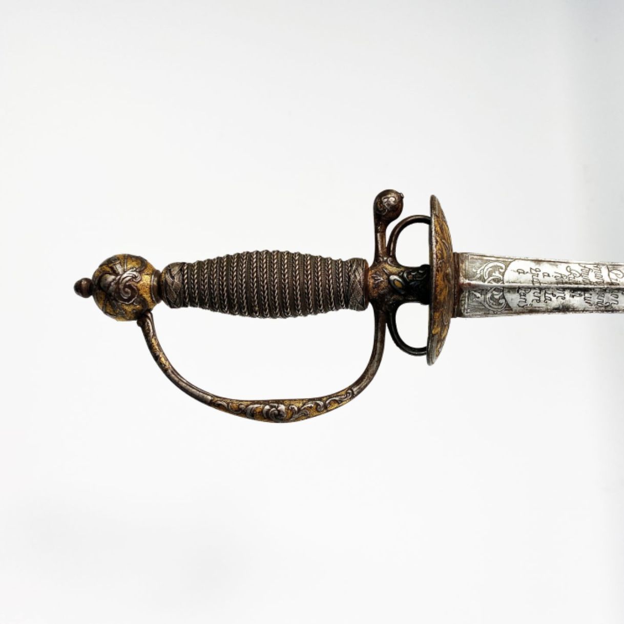 Detail of the top of a court sword