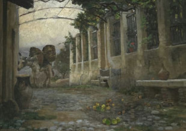 Virginie Demont Breton, oil on canvas