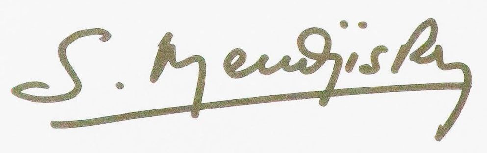 Serge Mendjisky's signature