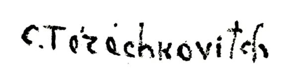 Terechkovitch's signature