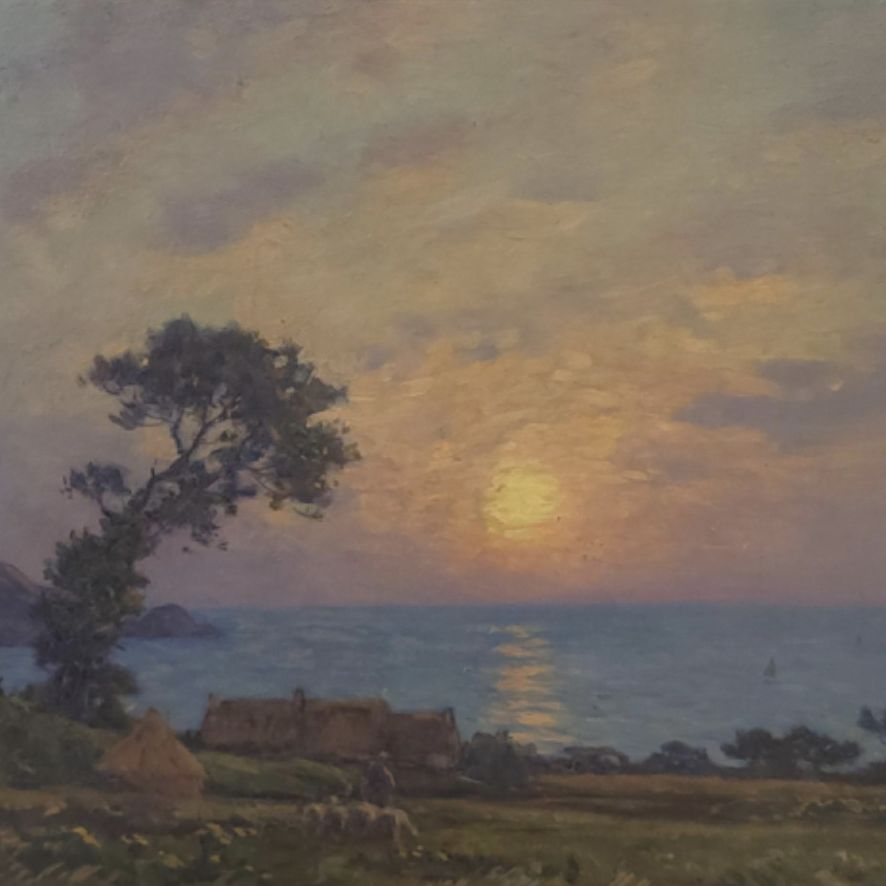 Victor Brugairolles, oil on canvas