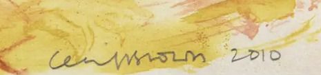 SIgnature de Cecily Brown