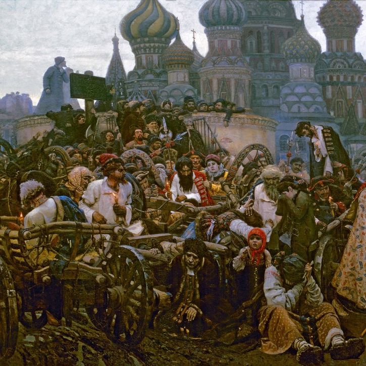 Vassily Sourikov, huile sur toile