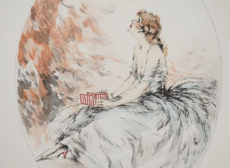 Louis Icart, etching