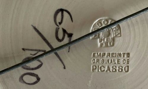 Signature of Picasso & the Madoura studio