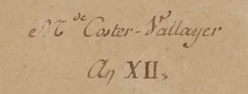 Signature of Anne Vallayer Coster