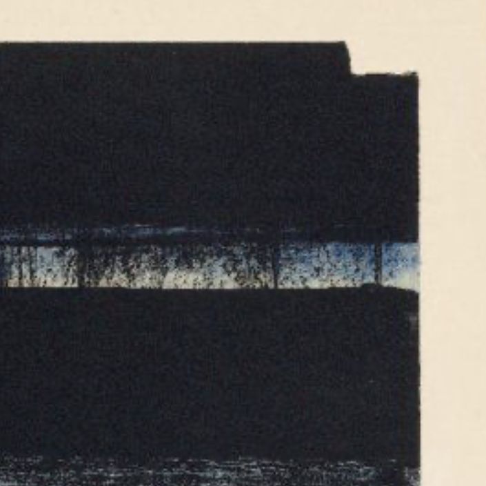 Soulages, lithograph