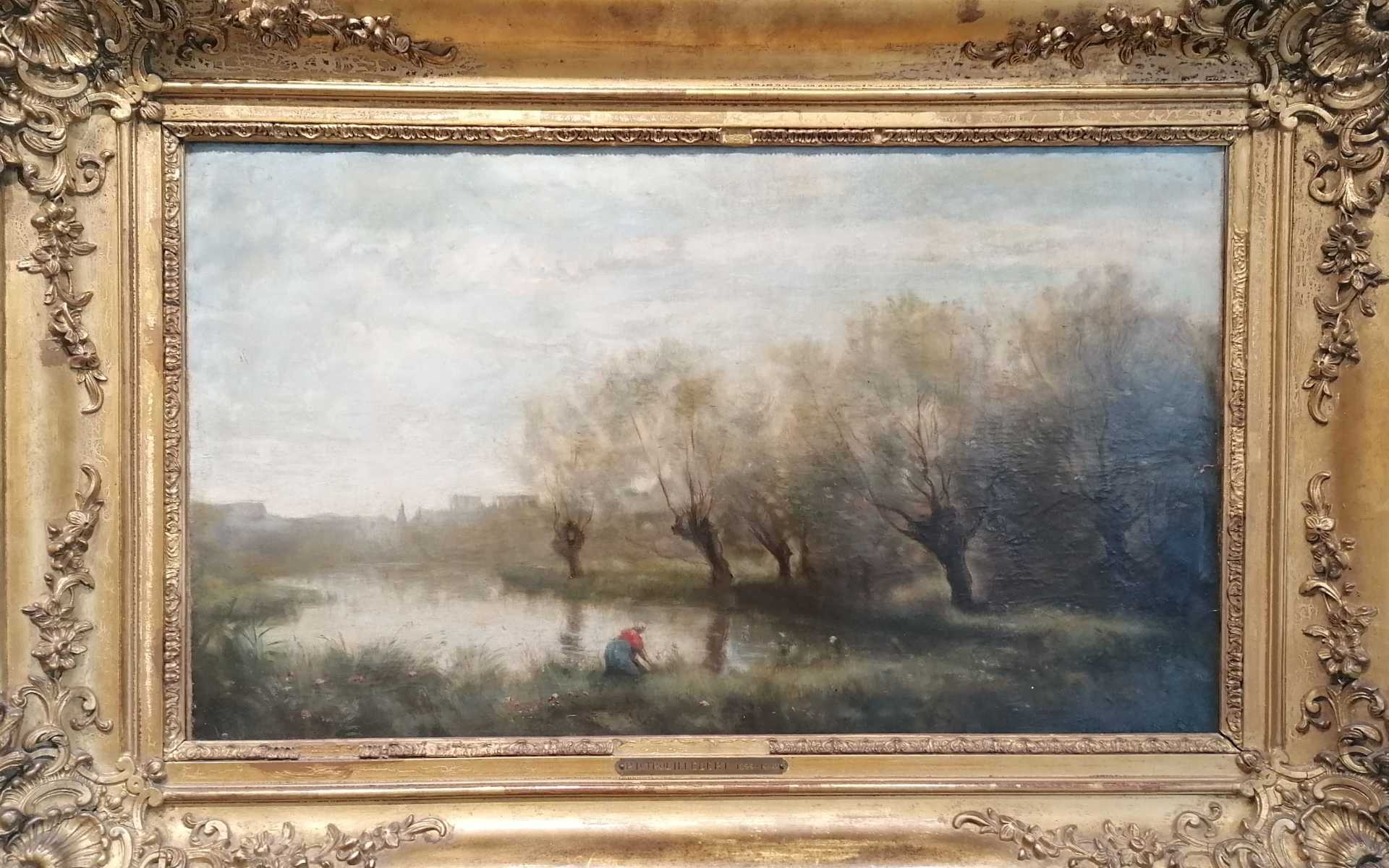 Oil On Canvas Paul Trouillebert