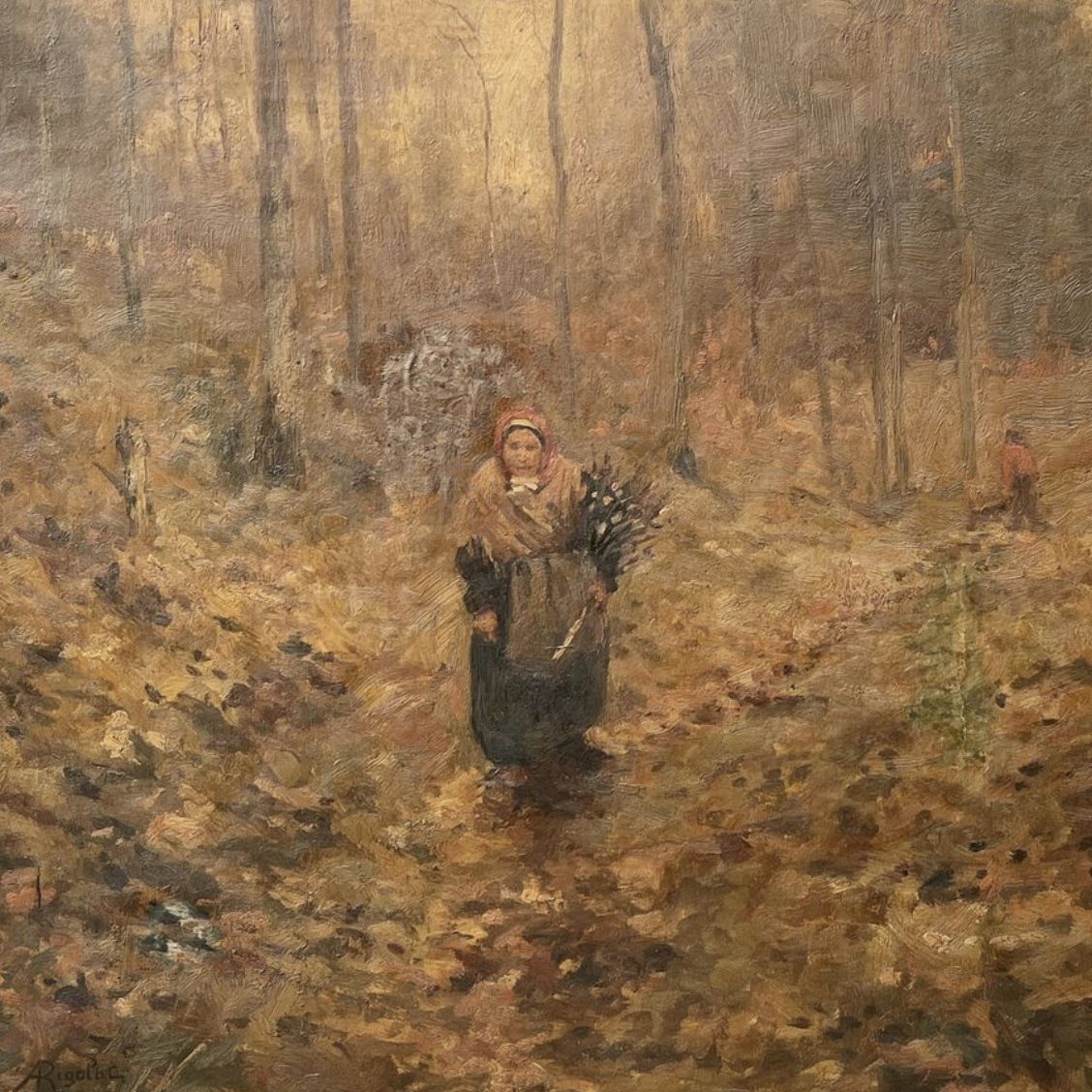 Albert Rigolot, huile sur toile