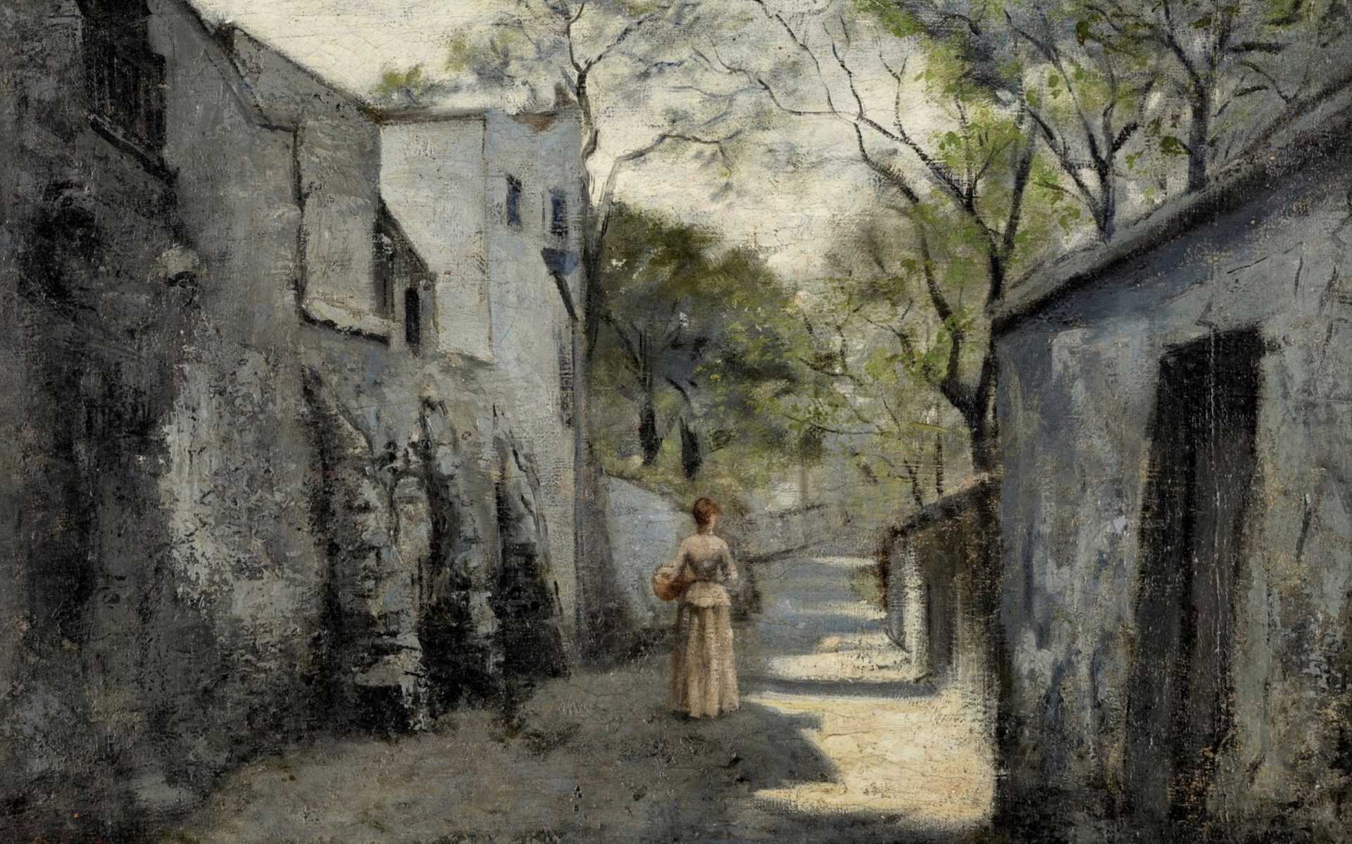 Alphonse Osbert, oil on canvas