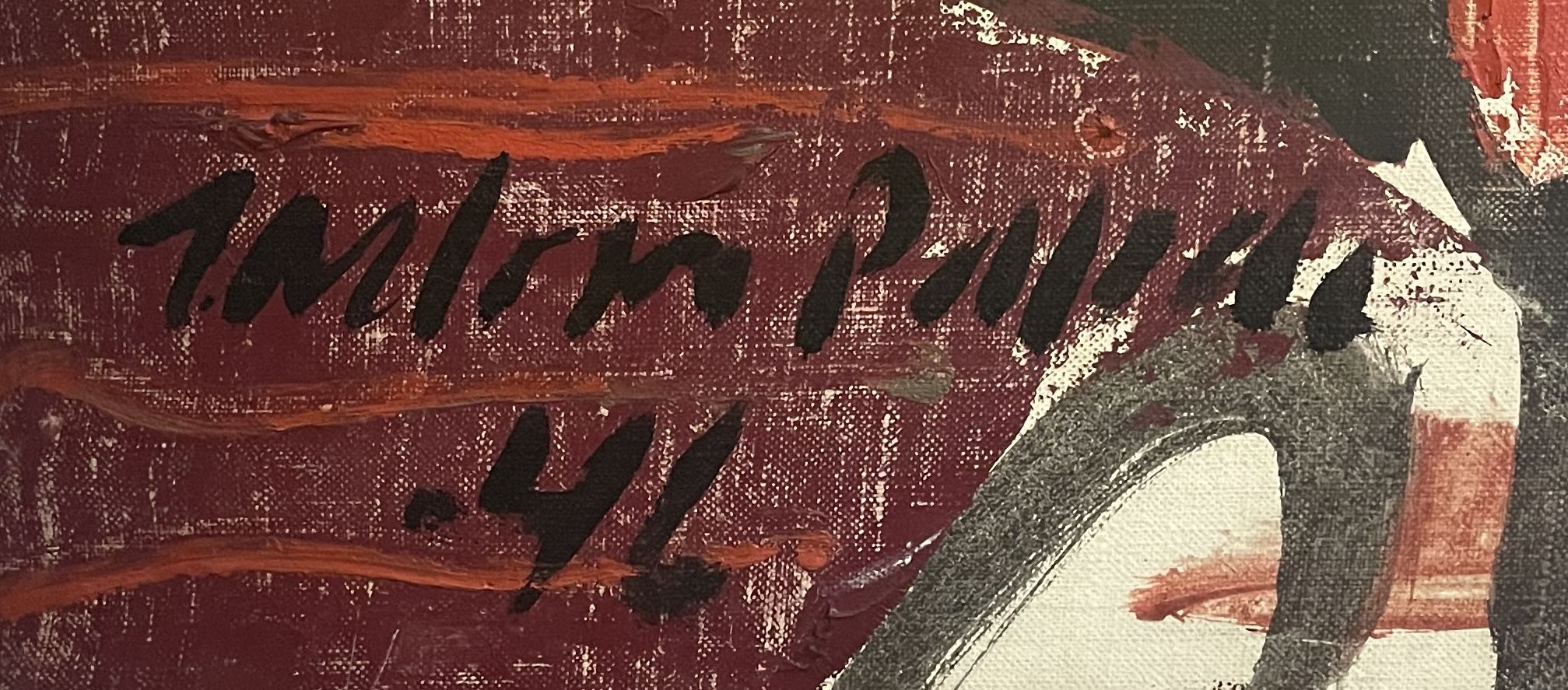 Signature of Jackson Pollock
