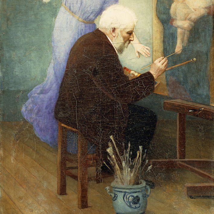 Elizabeth Bouguereau, huile sur toile