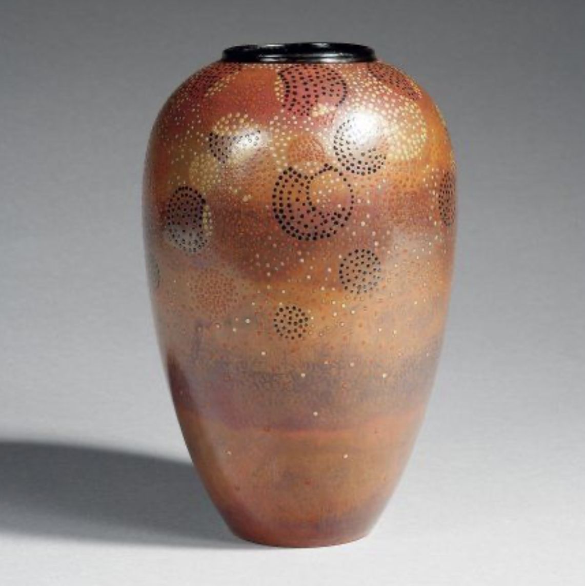 Jean Dunand, ovoid vase