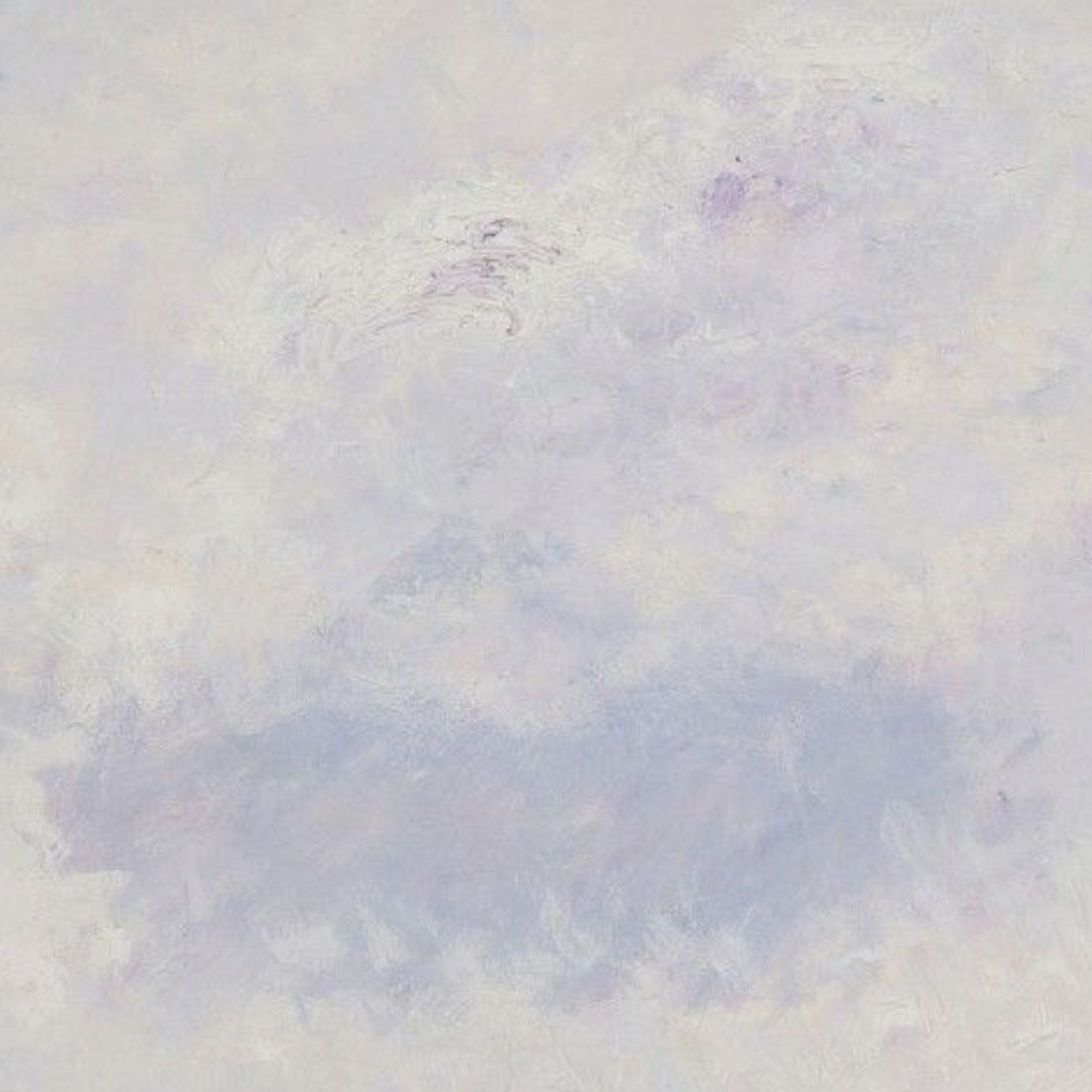 André Barbier, Purple sky, oil on canvas