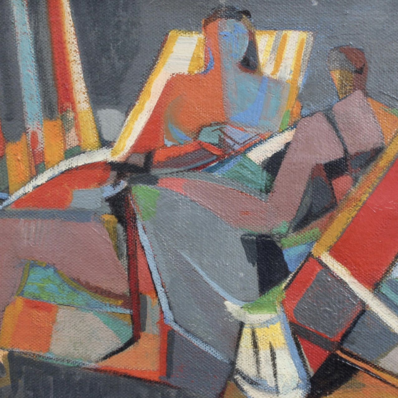 Camille Hilaire, oil on canvas