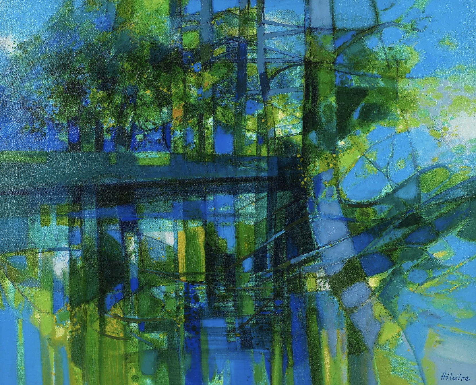 Camille Hilaire, oil on canvas