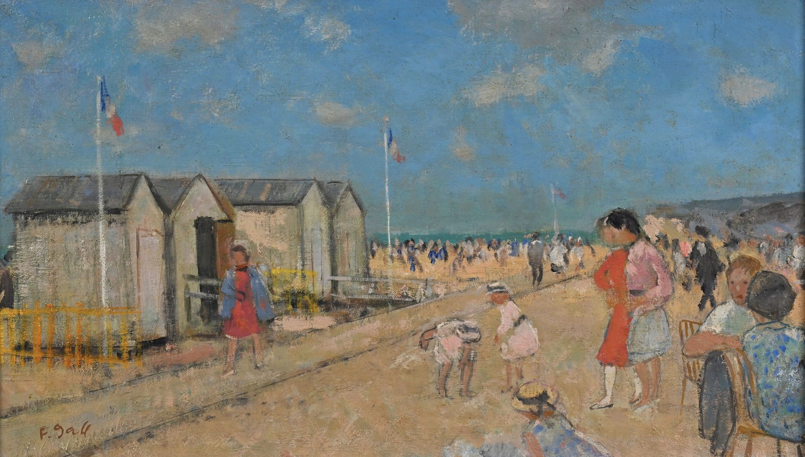 François Gall, oil on canvas