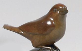 François Galoyer, brown patina bronze