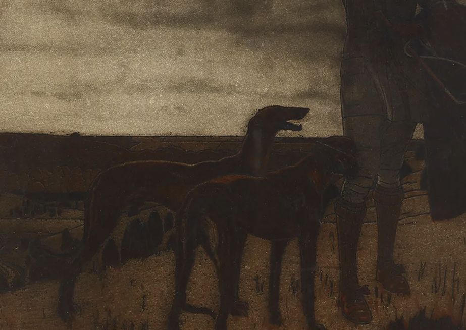 Bernard Boutet de Montvel, oil on canvas