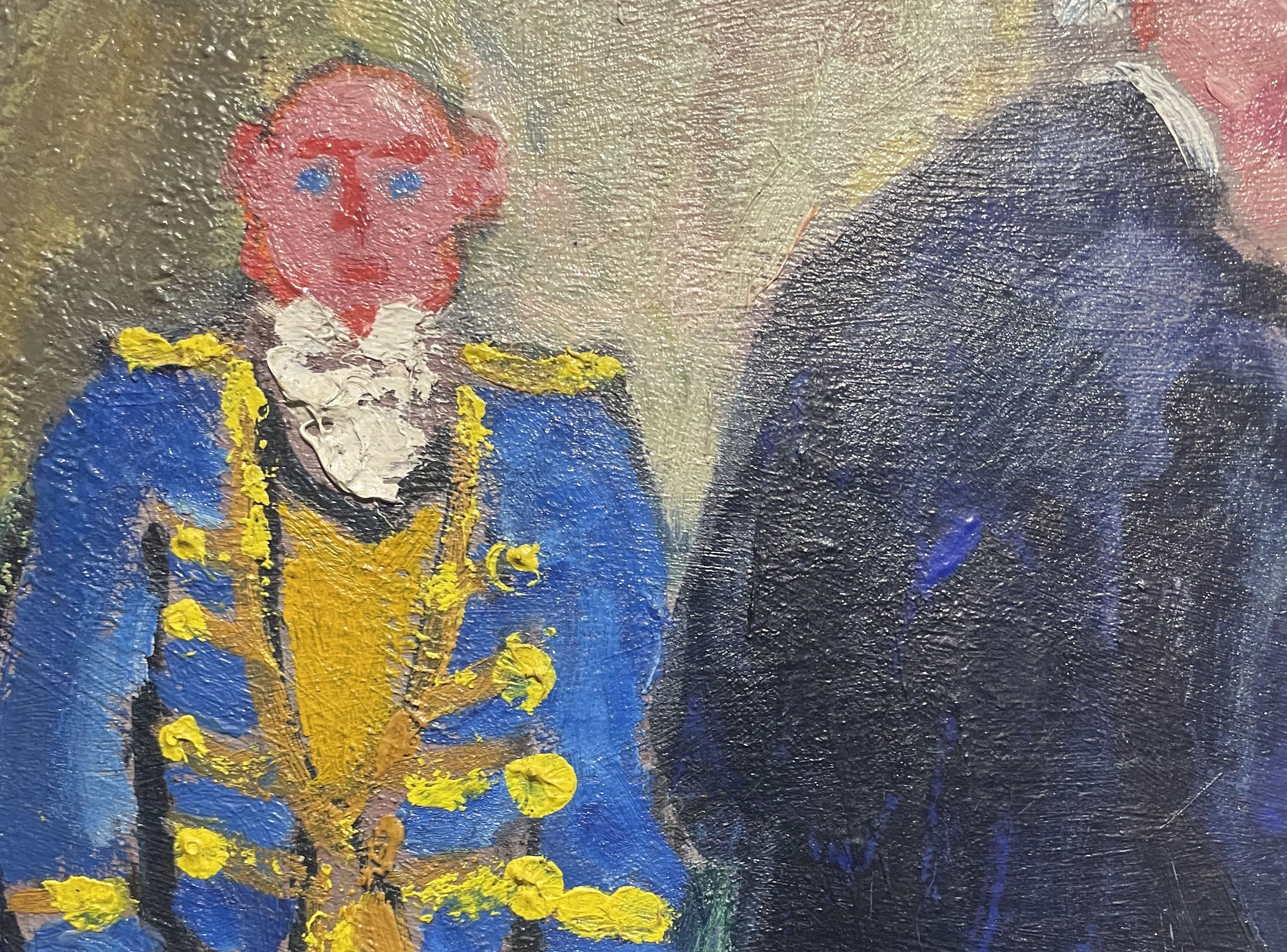 Van Dongen, oil on canvas, detail