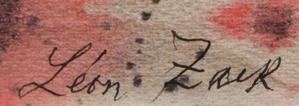 Signature de Léon Zack