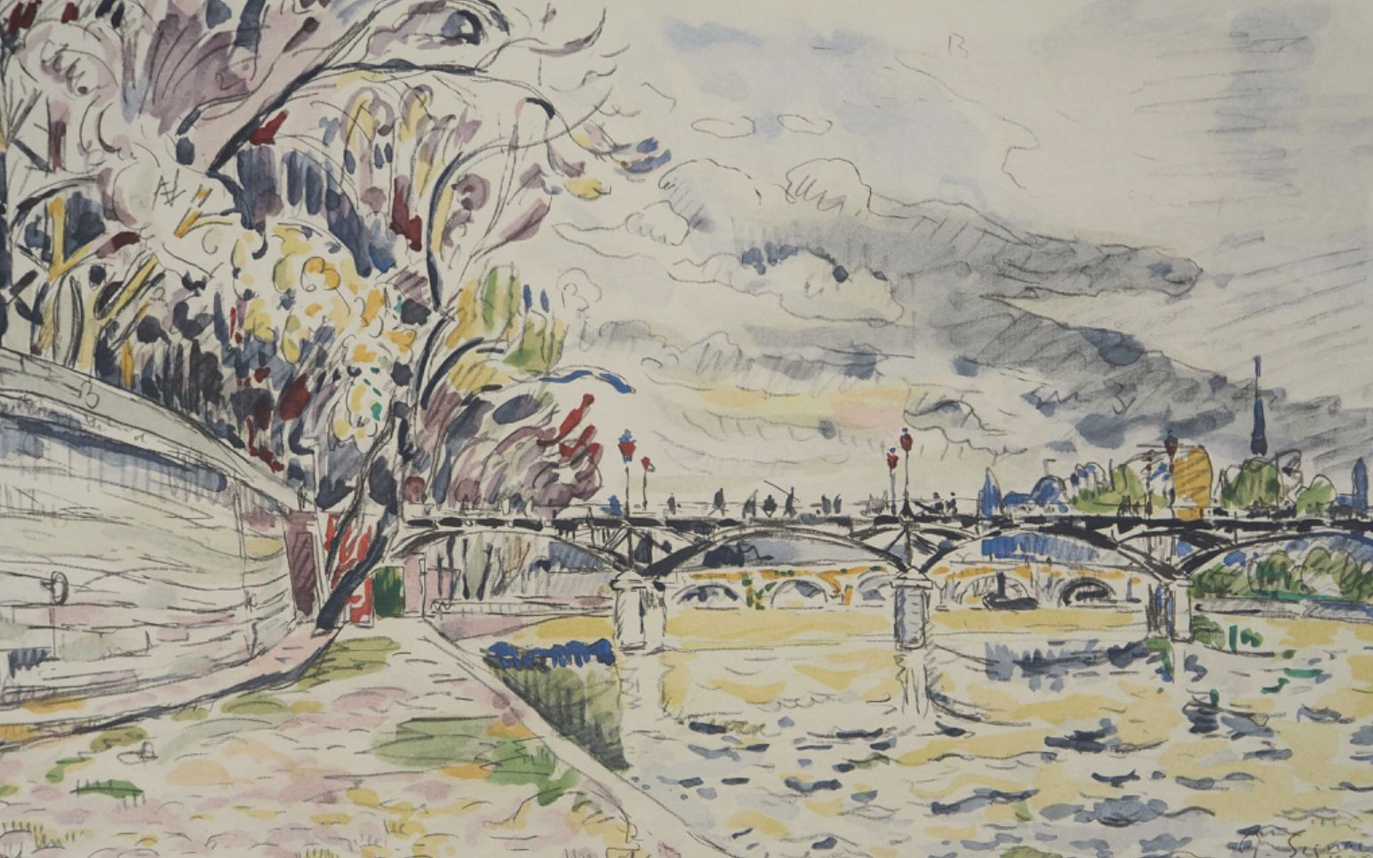 Paul Signac, watercolor