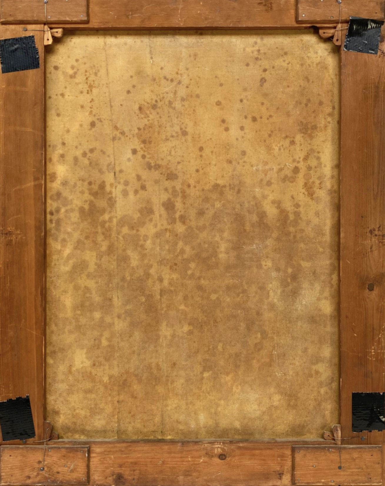 Back of an early painting by the Copenhagen school