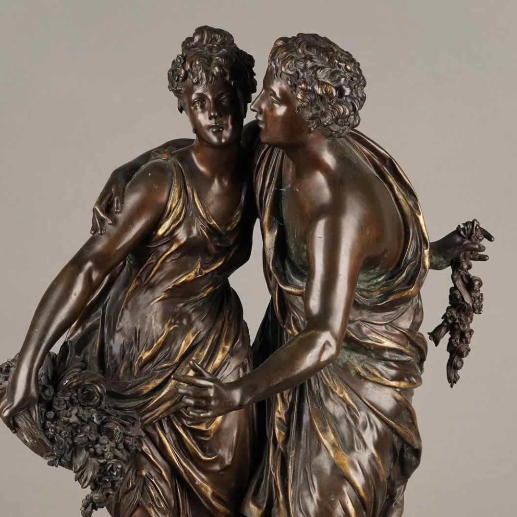 Henri Honoré Plé, bronze à patine brune