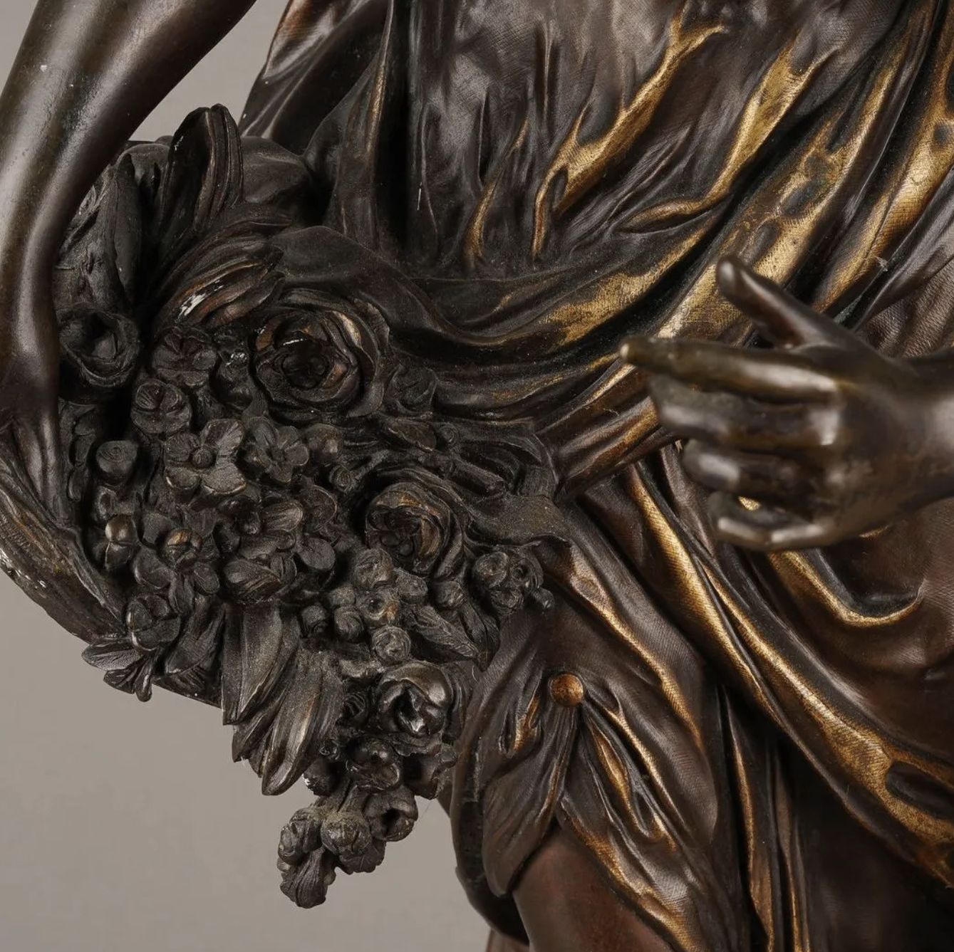 Henri Honoré Plé, bronze à patine brune