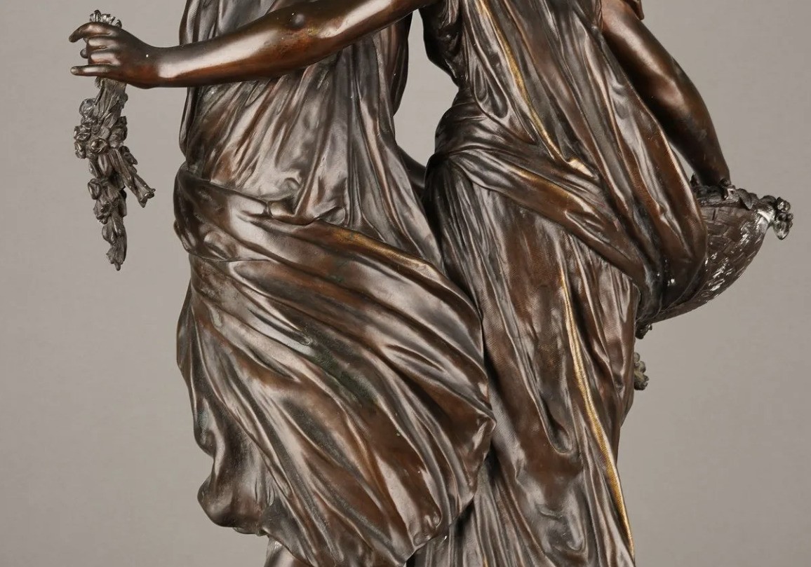 Henri Honoré Plé, bronze à patine brune