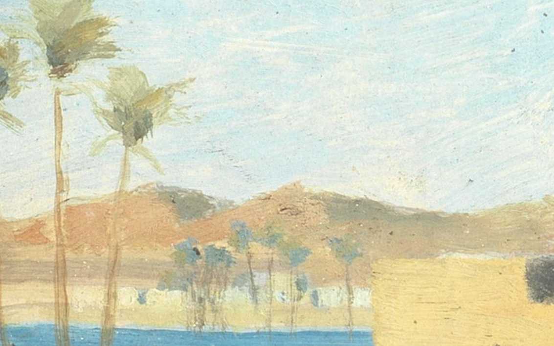 Mahmoud Said, oil on canvas