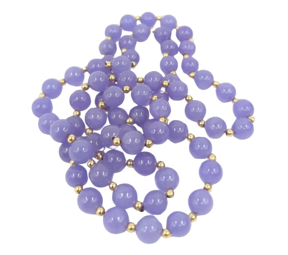 Chinese jade necklace