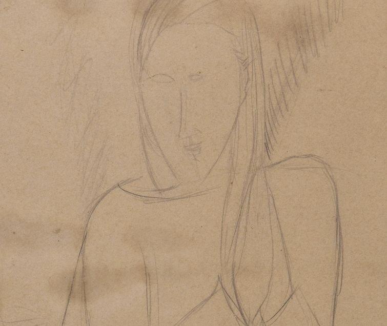 Modigliani, drawing