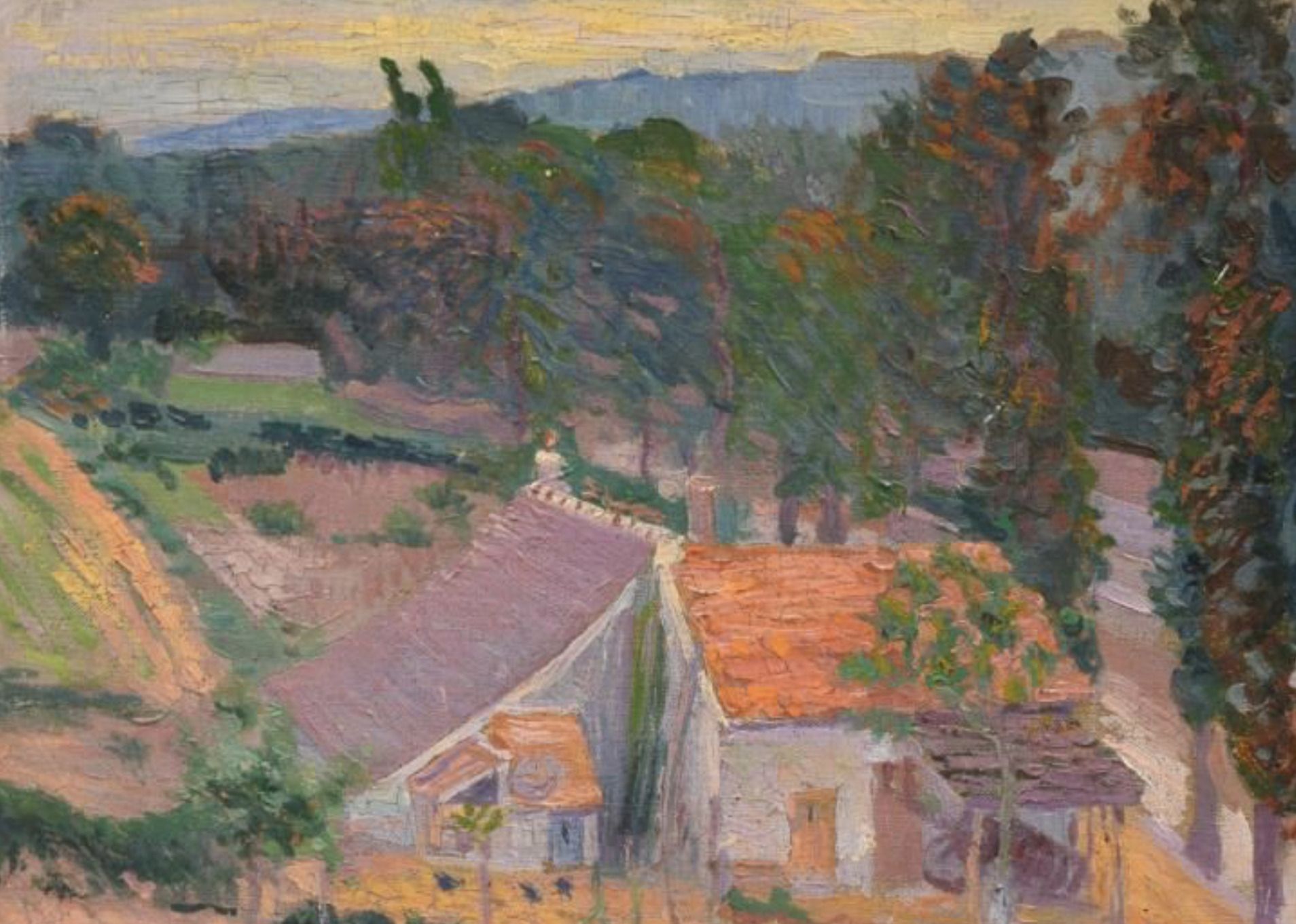 Hippolyte Petitjean, oil on canvas