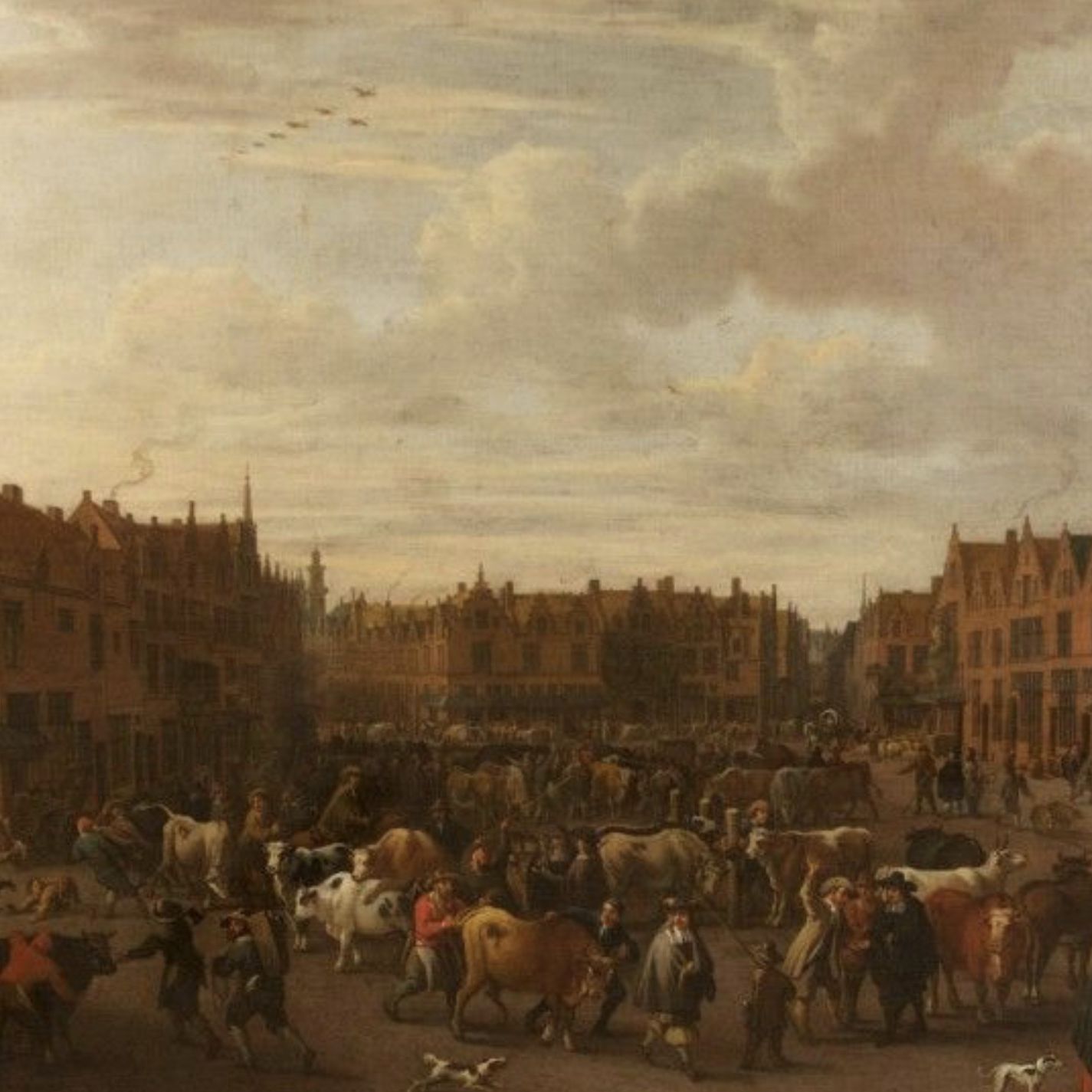 Alexander van Bredael, huile sur panneau