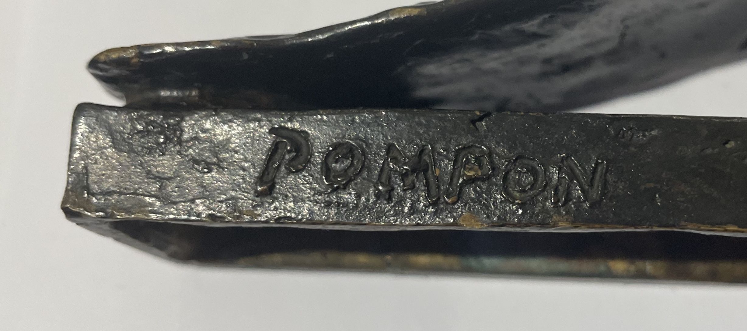 Signature of François Pompon