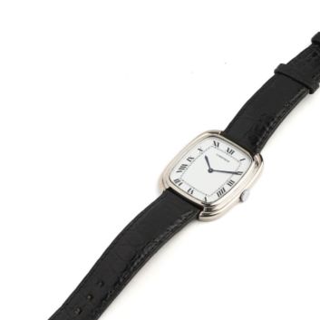 CARTIER GONDOLE JUMBO, 18K white gold bracelet watch