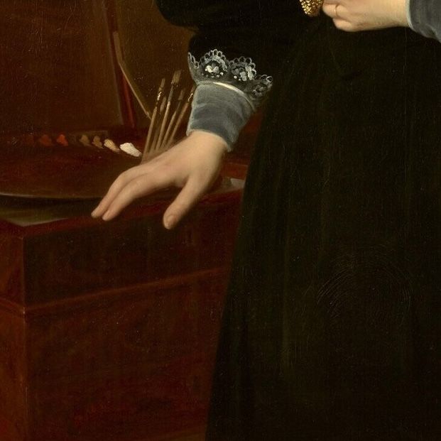 Louise Adélaïde Desnos, huile sur toile